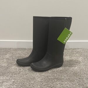 CROCS Women's RainFloe waterproof rain boots